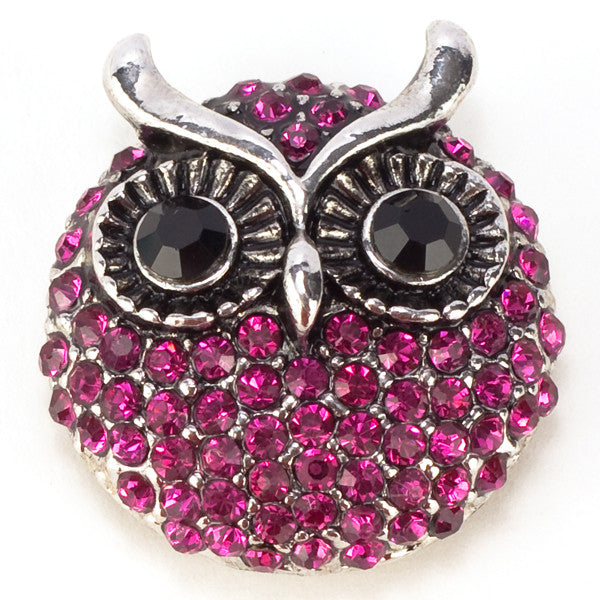 Owl Purple Crystal Snap - Gracie Roze