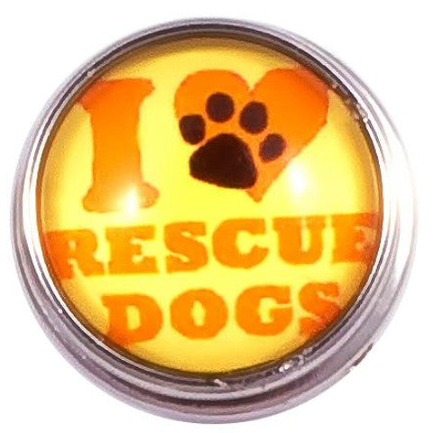 I Love Rescue Dogs Snap - Gracie Roze