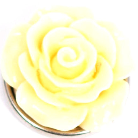 Resin Rose Cream Snap - Gracie Roze