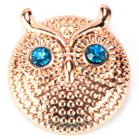 Blue-eyed Golden Owl Snap - Gracie Roze