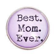 Best Mom Ever Purple Snap - Gracie Roze