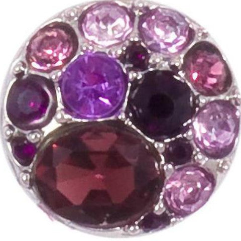 Purple Crystal Gem Snap - Gracie Roze