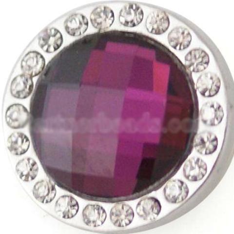 Purple Crystal Vortex Snap - Gracie Roze