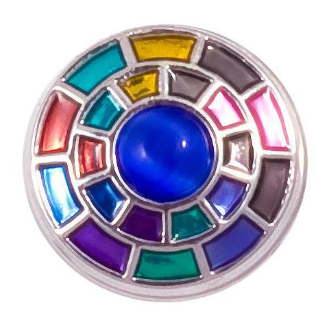 Colorful Wheel Metal Snap - Gracie Roze