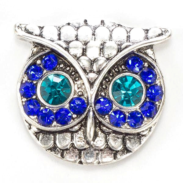 Owl With Blue Eyes Snap - Gracie Roze
