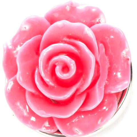 Resin Pink Flower Snap - Gracie Roze