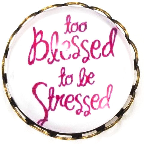 Too Blessed to Be Stressed Snap - Gracie Roze