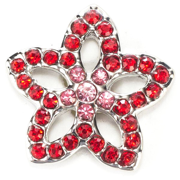 Starfish Red Crystal Snap - Gracie Roze